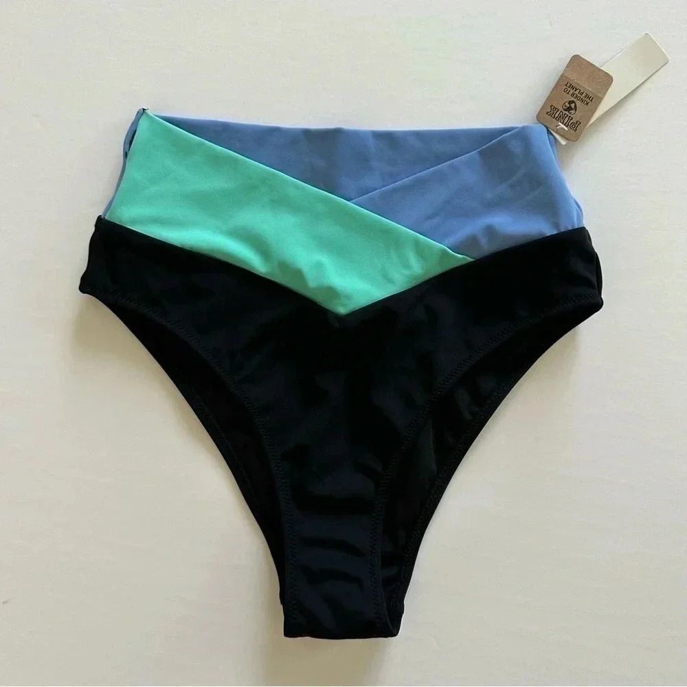 PINK VICTORIA’S‎ SECRET V Crossover High-Waist Bikini Bottom XS